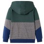 Kinderhoodie mit dunkelgrüner Kapuze und Reißverschluss, Größe 104. von , Kinder-T-Shirts - Ref: Foro24-13085, Preis: 13,99 €...