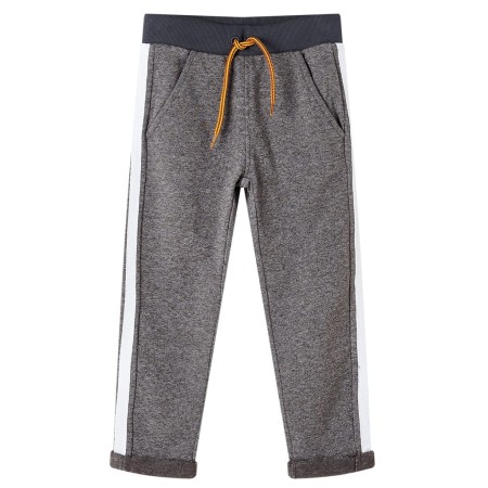Kinder Jogginghose in dunkelgrau meliert, Größe 140. von , Kinderhosen - Ref: Foro24-13098, Preis: 13,95 €, Rabatt: %