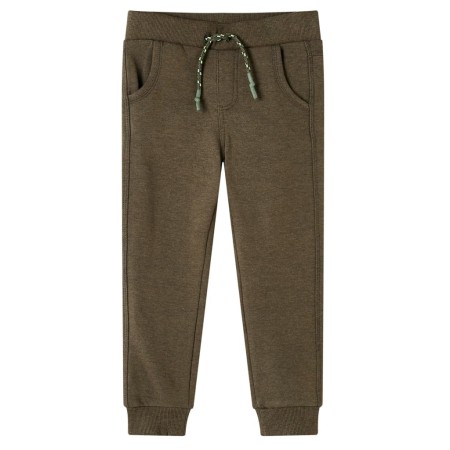 Pantalón de chándal infantil caqui mélange 128 by , kids pants - Ref: Foro24-12747, Price: 10,74 €, Discount: %