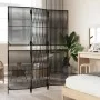 Dreiteiliger Paravent aus schwarzem synthetischem Rattan. von , Raumteiler - Ref: Foro24-365372, Preis: 93,05 €, Rabatt: %