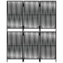 Dreiteiliger Paravent aus schwarzem synthetischem Rattan. von , Raumteiler - Ref: Foro24-365372, Preis: 95,25 €, Rabatt: %