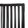 Dreiteiliger Paravent aus schwarzem synthetischem Rattan. von , Raumteiler - Ref: Foro24-365372, Preis: 93,05 €, Rabatt: %