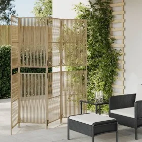 Vierschirm Paravent aus synthetischem Rattan in Beige von , Raumteiler - Ref: Foro24-365379, Preis: 124,80 €, Rabatt: %
