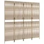 Biombo de 4 paneles ratán sintético beige by , Room dividers - Ref: Foro24-365379, Price: 124,80 €, Discount: %