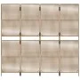 Biombo de 4 paneles ratán sintético beige by , Room dividers - Ref: Foro24-365379, Price: 124,80 €, Discount: %