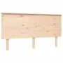 Bed frame with solid wood headboard 160x200 cm by , Beds and slatted bases - Ref: Foro24-3195231, Price: 152,75 €, Discount: %