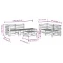 6-teiliges Gartenmöbel-Set aus Massivholz Douglasie von , Gartensets - Ref: Foro24-3186205, Preis: 342,16 €, Rabatt: %