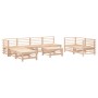 Set aus hohem Gartentisch und Hockern 9 Stück massives Kiefernholz von , Gartensets - Ref: Foro24-3186298, Preis: 482,40 €, R...