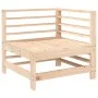 Garden set with table and high stools, 9 pieces, solid pine wood. by , Garden sets - Ref: Foro24-3186298, Price: 486,83 €, Di...