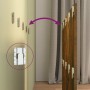 Cabecero de cama con mesitas madera contrachapada roble ahumado