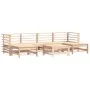 7-teiliges Gartenmöbel-Set aus massivem Kiefernholz von , Gartensets - Ref: Foro24-3186396, Preis: 378,20 €, Rabatt: %