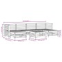 7-teiliges Gartenmöbel-Set aus massivem Kiefernholz von , Gartensets - Ref: Foro24-3186396, Preis: 375,23 €, Rabatt: %