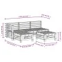 5-teilige Gartensofagarnitur aus massivem Kiefernholz von , Gartensets - Ref: Foro24-3186557, Preis: 266,66 €, Rabatt: %