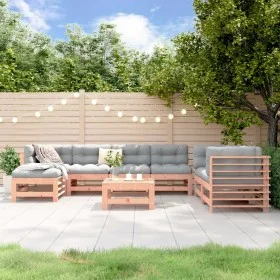 8-piece solid fir wood garden furniture set by , Garden sets - Ref: Foro24-3186583, Price: 456,45 €, Discount: %