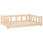 Cama para perros madera maciza de pino 105,5x75,5x28 cm de , Camas para perros - Ref: Foro24-820202, Precio: 84,25 €, Descuen...