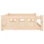 Cama para perros madera maciza de pino 105,5x75,5x28 cm de , Camas para perros - Ref: Foro24-820202, Precio: 84,25 €, Descuen...