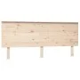 Solid pine wood bed headboard 184x6x82.5 cm by , Headboards and footboards - Ref: Foro24-819185, Price: 76,29 €, Discount: %