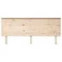 Solid pine wood bed headboard 184x6x82.5 cm by , Headboards and footboards - Ref: Foro24-819185, Price: 76,29 €, Discount: %