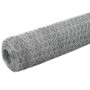 Hühnerstalldraht, silberverzinkter Stahl, 25 x 1,2 m von vidaXL, Zaunpaneele - Ref: Foro24-143328, Preis: 42,66 €, Rabatt: %
