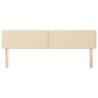 Kopfteile 2 Einheiten aus cremefarbenem Stoff 80x5x78/88 cm von , Kopf- und Fußteile - Ref: Foro24-345949, Preis: 60,19 €, Ra...