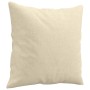 Sofá de 3 plazas con cojines tela color crema 180 cm de , Sofás - Ref: Foro24-3200919, Precio: 274,74 €, Descuento: %