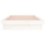 Bed frame with LED solid white wood 90x190 cm by , Beds and slatted bases - Ref: Foro24-820003, Price: 132,39 €, Discount: %