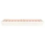Bed frame with LED solid white wood 90x190 cm by , Beds and slatted bases - Ref: Foro24-820003, Price: 132,39 €, Discount: %