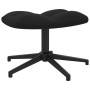 Sillón de relax con taburete terciopelo negro de , Sillones - Ref: Foro24-328112, Precio: 177,58 €, Descuento: %