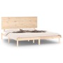 Solid wood bed frame 180x200 cm by , Beds and slatted bases - Ref: Foro24-3104818, Price: 164,62 €, Discount: %