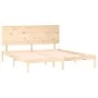 Solid wood bed frame 180x200 cm by , Beds and slatted bases - Ref: Foro24-3104818, Price: 162,12 €, Discount: %