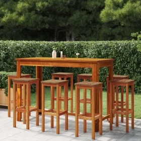 Gartenbar-Möbelset 9-teilig massives Akazienholz von , Gartensets - Ref: Foro24-3116023, Preis: 527,56 €, Rabatt: %