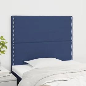 Headboards 2 units of blue fabric 80x5x78/88 cm by , Headboards and footboards - Ref: Foro24-3116172, Price: 44,42 €, Discoun...