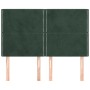 Cabeceros 4 unidades terciopelo verde oscuro 72x5x78/88 cm de , Cabeceros y pies de cama - Ref: Foro24-3116243, Precio: 82,75...
