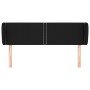 Black fabric headboard 147x23x78/88 cm by , Headboards and footboards - Ref: Foro24-3117004, Price: 59,02 €, Discount: %