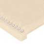 Kopfteil mit Ohren aus cremefarbenem Stoff, 163 x 23 x 118/128 cm von , Kopf- und Fußteile - Ref: Foro24-3117827, Preis: 127,...