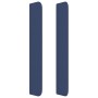 Headboard with blue fabric ears 83x16x118/128 cm by , Headboards and footboards - Ref: Foro24-3119420, Price: 57,60 €, Discou...