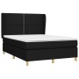 Boxspringbett mit schwarzer Stoffmatratze 140x200 cm von , Betten und Lattenroste - Ref: Foro24-3128447, Preis: 499,05 €, Rab...