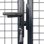 Gartengittertür aus verzinktem Stahl grau 289x150 cm von vidaXL, Gartentore - Ref: Foro24-143365, Preis: 451,96 €, Rabatt: %