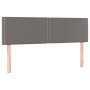 Boxspringbett mit Matratze und LED-grauem Kunstleder 140x190 cm von , Betten und Lattenroste - Ref: Foro24-3134163, Preis: 45...