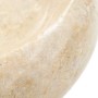 Lavabo de mármol crema 40x12 cm en Lavabos | Comprar online en Foro24