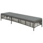 Lounger with gray synthetic rattan cushion by vidaXL, Loungers - Ref: Foro24-44455, Price: 130,75 €, Discount: %