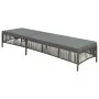 Lounger with gray synthetic rattan cushion by vidaXL, Loungers - Ref: Foro24-44455, Price: 129,34 €, Discount: %