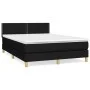 Box spring bed with black fabric mattress 140x200 cm by , Beds and slatted bases - Ref: Foro24-3140539, Price: 432,66 €, Disc...