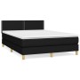 Boxspringbett mit schwarzer Stoffmatratze 140x200 cm von , Betten und Lattenroste - Ref: Foro24-3140539, Preis: 440,62 €, Rab...