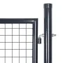 Puerta de malla de jardín acero galvanizado gris 85,5x100 cm de vidaXL, Puertas de jardín - Ref: Foro24-143369, Precio: 140,5...