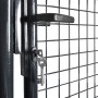 Garden mesh gate gray galvanized steel 85.5x100 cm by vidaXL, garden gates - Ref: Foro24-143369, Price: 140,48 €, Discount: %