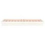 Bettgestell mit LED-Massivholz weiß 90x200 cm von , Betten und Lattenroste - Ref: Foro24-819958, Preis: 133,02 €, Rabatt: %