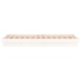 Bettgestell mit LED-Massivholz weiß 90x200 cm von , Betten und Lattenroste - Ref: Foro24-819958, Preis: 134,73 €, Rabatt: %