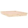 Bed frame with LED solid wood 140x200 cm by , Beds and slatted bases - Ref: Foro24-819972, Price: 141,50 €, Discount: %