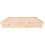 Bed frame with LED solid wood 140x200 cm by , Beds and slatted bases - Ref: Foro24-819972, Price: 141,50 €, Discount: %